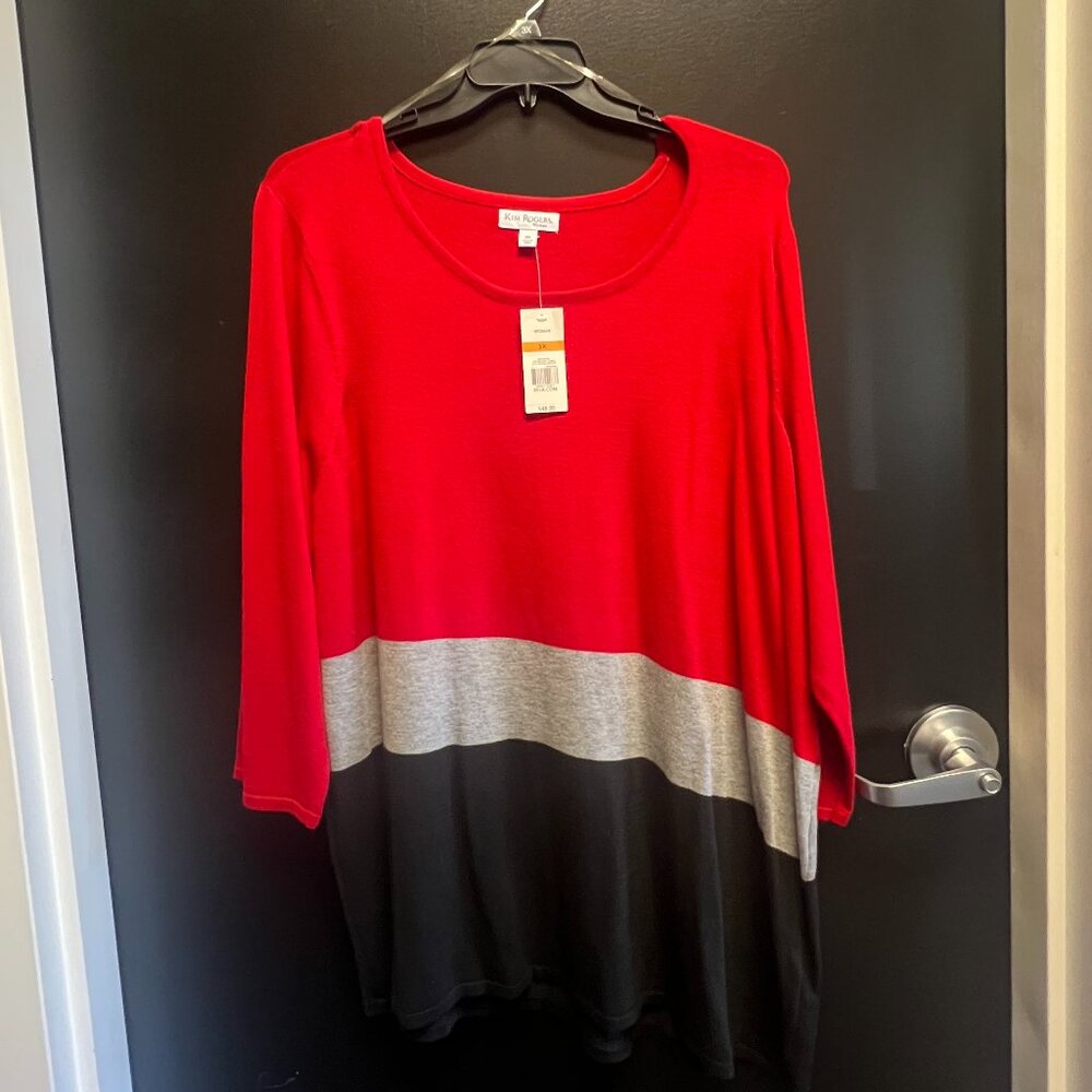 NWT! Size 3x Women's Tunic Sweater